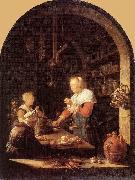 Gerrit Dou The Grocer's Shop USA oil painting artist